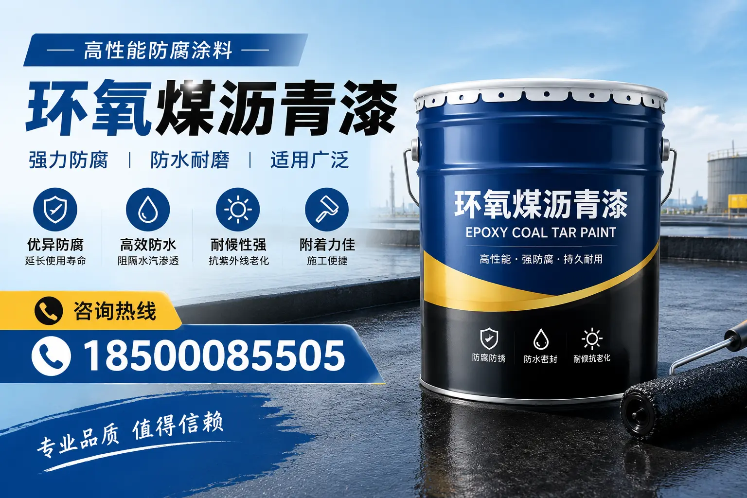 环氧煤沥青漆的主要成分与功能,郑州用户深度了解
